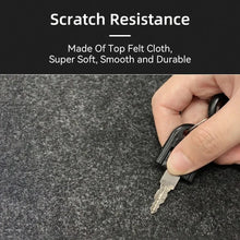 将图片加载到图库查看器，Wool Felt Desk Mat - Non-Slip Large Mouse Pad &amp; Desk Protector

