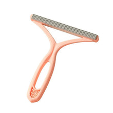 将图片加载到图库查看器，Silicone Double Sided Pet Hair Remover Lint Remover Clean Tool Shaver Sweater Cleaner Fabric Shaver Scraper for Clothes Carpet Double Carpet Wooden Manual Roller Professional Reusable Lint Cleaner for Pet Hair
