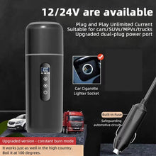 Load image into Gallery viewer, Electric Kettle 12V24V Portable Car Heating Cup 500ml Travel Heating Touch Screen Intelligent Adjustable Temperature Thermal Cup
