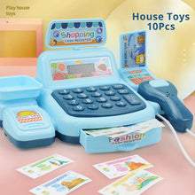 Load image into Gallery viewer, Simulation Shopping Cash House Toys Electronic Game Lighting And Sound Effects Supermarket Cashier Toys
