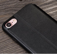Load image into Gallery viewer, Ultra Thin Slim Case For iPhone 13 12 Case 6S 7 8 Plus X XR XS Max Flip Leather Cover For iPhone 12 11 Pro Max Case  Leather Extra Slim Phone Case With Stand Function

