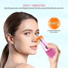 Load image into Gallery viewer, Electric Silicone Facial Cleanser Massager 9 Gear Sonic Waterproof Rechargeable Exfoliating Electric Face Scrubber Clean Brush
