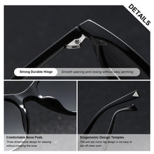 Load image into Gallery viewer, BARCUR Women’s Transparent Fashionable Cat Eye Sunglasses – Polarized UV400 Gradient Lenses for Summer Travel Party &amp; Vacation – Comfortable Durable Best Gift Idea
