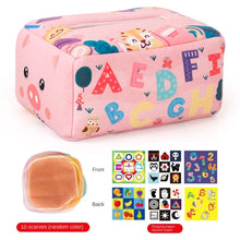 Load image into Gallery viewer, Montessori Magic Tissue Box Sensory Busy Board Toy
