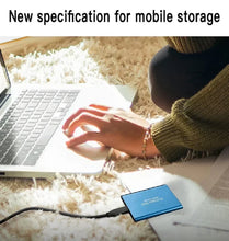 Load image into Gallery viewer, High Speed Portable SSD External Hard Drive 4TB USB3.1 Interface Hard Disk Solid State Drive Mass Storage Device for Laptop/PC
