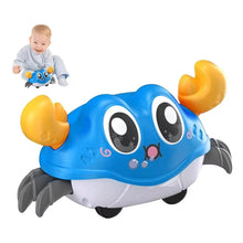 Load image into Gallery viewer, Interactive Crawling Crab Toy - Double Return Force &amp; Bubble Simulation | Fun Baby Sensory Toy for Toddlers

