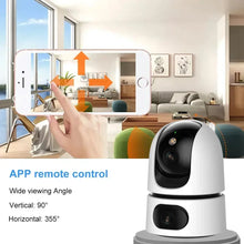 Load image into Gallery viewer, 10X Zoom 4K WiFi IP Camera Dual Lens Smart Home Auto Tracking CCTV Camera Wireless Surveillance Camera Security Baby Monitor Cam
