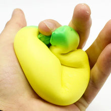 将图片加载到图库查看器，Anti-Stress Squishy Banana Toy – Jumbo Slow Rising Fruit Squeeze
