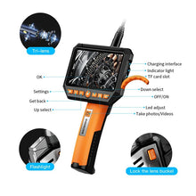 Load image into Gallery viewer, 1080P 8mm Triple &amp; Dual Lens Handheld Endoscope Camera with 5 "IPS LCD WiFi Inspection Camera For Car Sewer Inspection With Case
