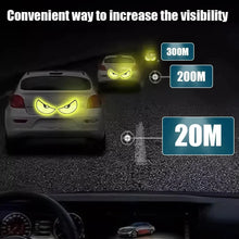 Load image into Gallery viewer, 2pcs Car Demon Eye Reflective Stickers Motorcycle Improve Vehicle Visibility At Night And Driving Safety
