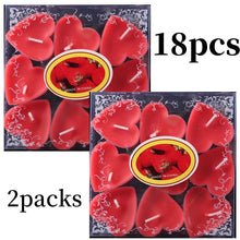 Load image into Gallery viewer, 9pcs Heart-shaped Scented Tea Candles Valentine's Day Romantic Love Candle Proposals Wedding Anniversary Decorative Candle
