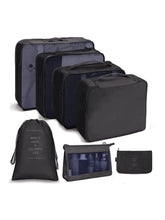 Load image into Gallery viewer, 7/8/9/10 Pcs Travel Organizer Packing Cubes – Lightweight Polyester Luggage Storage Bags for Clothes, Shoes, and Accessories
