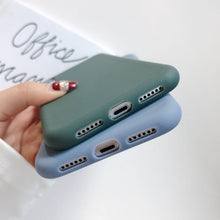 将图片加载到图库查看器，Ultra Thin Slim Fit Soft Grip Anti-Scratch Protective Cover Thicker Candy Phone Case for iPhone Soft Silicon Back Phone Cover for iPhone 12 13 Pro Max iphone Case
