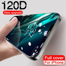 Load image into Gallery viewer, 120D New upgrade Tempered Glass For iPhone 14 13 12 7 8 Plus Mini XR X XS Screen Protector For Iphone 14 13 12 11 Pro Max Glass  Anti-Scratch HD Tempered Glass Screen Protector
