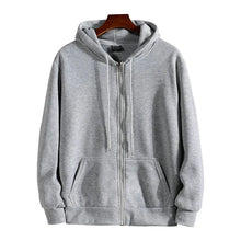 Load image into Gallery viewer, Men’s Casual Zipper Hoodie – Autumn Winter Long Sleeve Hooded Sweatshirt for Daily Wear &amp; Sports
