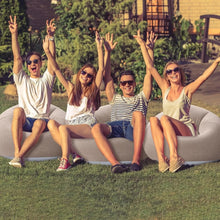 Load image into Gallery viewer, Inflatable PVC Sofa with Air Pump – Outdoor Camping &amp; Travel
