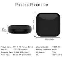 Load image into Gallery viewer, WiFi+RF+IR All-In-One Smart Universal Remote Controller, RF Appliances Tuya Smart Life App Voice Control Alexa Google Home WiFi
