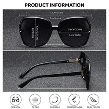 将图片加载到图库查看器，BARCUR Women’s Gradient Butterfly Frame Polarized Fashionable Sunglasses – Trendy Elegant Large PC Elliptical Design with UV400 Protection for Summer Travel Beach Shopping &amp; Summer Style – White Gift Box Included
