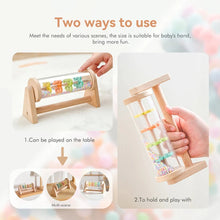 Load image into Gallery viewer, Montessori Wooden Rain Stick Sensory Musical Toy
