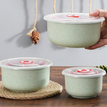 Load image into Gallery viewer, 3PCS Bento Food Storage Containers – Microwaveable Meal Prep Box
