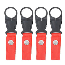 Load image into Gallery viewer, Webbing Buckle Hook Water Bottle Holder Clip Outdoor Nylon EDC Climb Carabiner Belt Backpack Hanger Camp Carabiner Belt Clip
