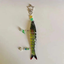 Load image into Gallery viewer, Handmade Fish Keychain,  Gift For Fishing Enthusiasts
