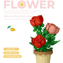 Load image into Gallery viewer, Building block flower potted plant assembly toy decoration micro particle plant potted plant children's toy gift
