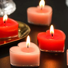 Load image into Gallery viewer, 9pcs Heart-shaped Scented Tea Candles Valentine's Day Romantic Love Candle Proposals Wedding Anniversary Decorative Candle
