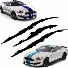 将图片加载到图库查看器，Reflective Monster Claw Car Sticker – Scratch Stripe Headlight Decal | Waterproof Vinyl Auto Exterior Decoration Accessories
