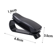 将图片加载到图库查看器，Universal Car Auto Sun Visor Glasses Box Sunglasses Clip Card Ticket Holder Fastener Pen Case Eyeglasses Clips Accessories
