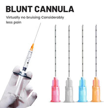 Load image into Gallery viewer, Medical Sterile Microcannula 27g 38mm 50mm Blunt Tip Micro Cannula Needle For Injectable Hyaluronic Acid Fillers
