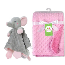 Load image into Gallery viewer, Personalized Newborn Baby Blanket with Name &amp; Custom Stroller Gift Set
