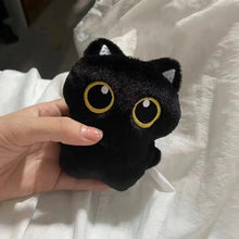 Load image into Gallery viewer, 10cm Cute Black Cat Plush Toy – Small Stuffed Doll Pendant Gift

