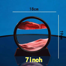 Load image into Gallery viewer, 3D Moving Sand Art Picture - Round Glass Deep Sea Sandscape Hourglass for Home &amp; Office Decor
