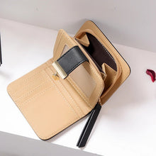 Load image into Gallery viewer, Fashion Women's Purse Short Zipper Wallet Women Leather 2023 Luxury Brand Small Women Wallets Clutch Bag With Hollow Out Leaves
