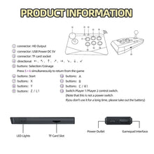 Load image into Gallery viewer, VILCORN Arcade Video Game Console 4K TV Game Stick with Double Arcade Joysitck 41000 Games For MAME/Sega/PS1/Atari Kid Gift
