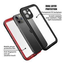 将图片加载到图库查看器，Waterproof Case For iPhone 14 13 12 11 Pro Max 14Plus 12Pro Durable Water Proof Cover Sport 360 Protect iPhone12 Mini  Waterproof Case for iPhone Drop Resistant Iphone Clear Back
