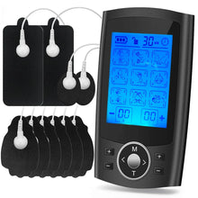 Load image into Gallery viewer, INSMART TENS Massager Rechargeable Muscle Stimulator EMS Dual Channel Electrode Pads 36 Modes for Neck Muscle Massage Relax
