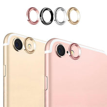将图片加载到图库查看器，2 In 1 Metal Camera Lens Protector For Iphone 7 8 Plus X Lens Protective Circle Ring Cover With Tempered Glass For Iphone X Scratch Resistant Hd Tempered Glass Camera Screen Protector
