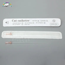 Load image into Gallery viewer, 12PCS Cat Urinary Catheter Sterile Feline Specific Bladder Stone Obstruc Urethral Catheters 1.0 1.3mm Veterinary Instrument
