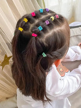 将图片加载到图库查看器，100pcs Kids Rubber Bands – Colorful Hair Scrunchies for Toddlers
