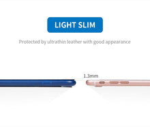 Load image into Gallery viewer, Ultra Thin Slim Case For iPhone 13 12 Case 6S 7 8 Plus X XR XS Max Flip Leather Cover For iPhone 12 11 Pro Max Case  Leather Extra Slim Phone Case With Stand Function
