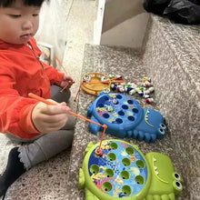 Load image into Gallery viewer, Dinosaur Magnetic Fishing Toys - Montessori Educational Game for Kids | Fun &amp; Safe Play Rod Gift
