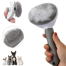 Load image into Gallery viewer, Pet Hair Remover Dog Brush Cat Comb Grooming Tools Dogs Accessories Cat Supplies Stainless Steel Beauty Massage Comb  Dog Cat Brush Pet Brush for Long and Short Hair with Self-Cleaning Brush

