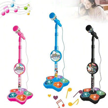 Load image into Gallery viewer, Kids Microphone Stand Toy, Portable Children's Karaoke Electronic, Durable Party Karaoke Microphone Stand, Kids Karaoke Machine

