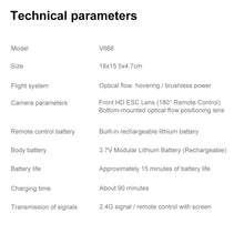 Load image into Gallery viewer, Xiaomi V666 Mini Drone 4K Professional Aerial 8k Dual Camera Intelligent obstacle avoidance  Brushless Quadcopter Kid RC Toy
