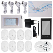 Load image into Gallery viewer, EMS Electric Muscle Stimulator Therapy 24 Modes 4 Output Channel Tens Unit Machine Physiotherapy Pulse Body Massager Dropship
