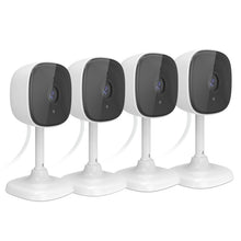 Load image into Gallery viewer, Amorom Indoor Wifi Ip Camera 1080P Pet Baby Monitor Night Vision Ai Detect Surveillance Mini Cameras with Alexa &amp; Google Home
