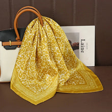 Load image into Gallery viewer, Luxury Satin Silk Square Scarf – Shawl, Hijab &amp; Fashion Wrap 2023
