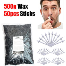 Load image into Gallery viewer, Portable Nose Waxing Kit for Men &amp; Women - 50g-500g Hair Removal Nail Wax Cleaning Kit with Nose Clipper for Beauty Care
